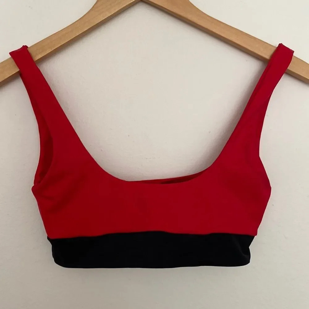 Fae House ‘Maven’ bikini top size XS red and black